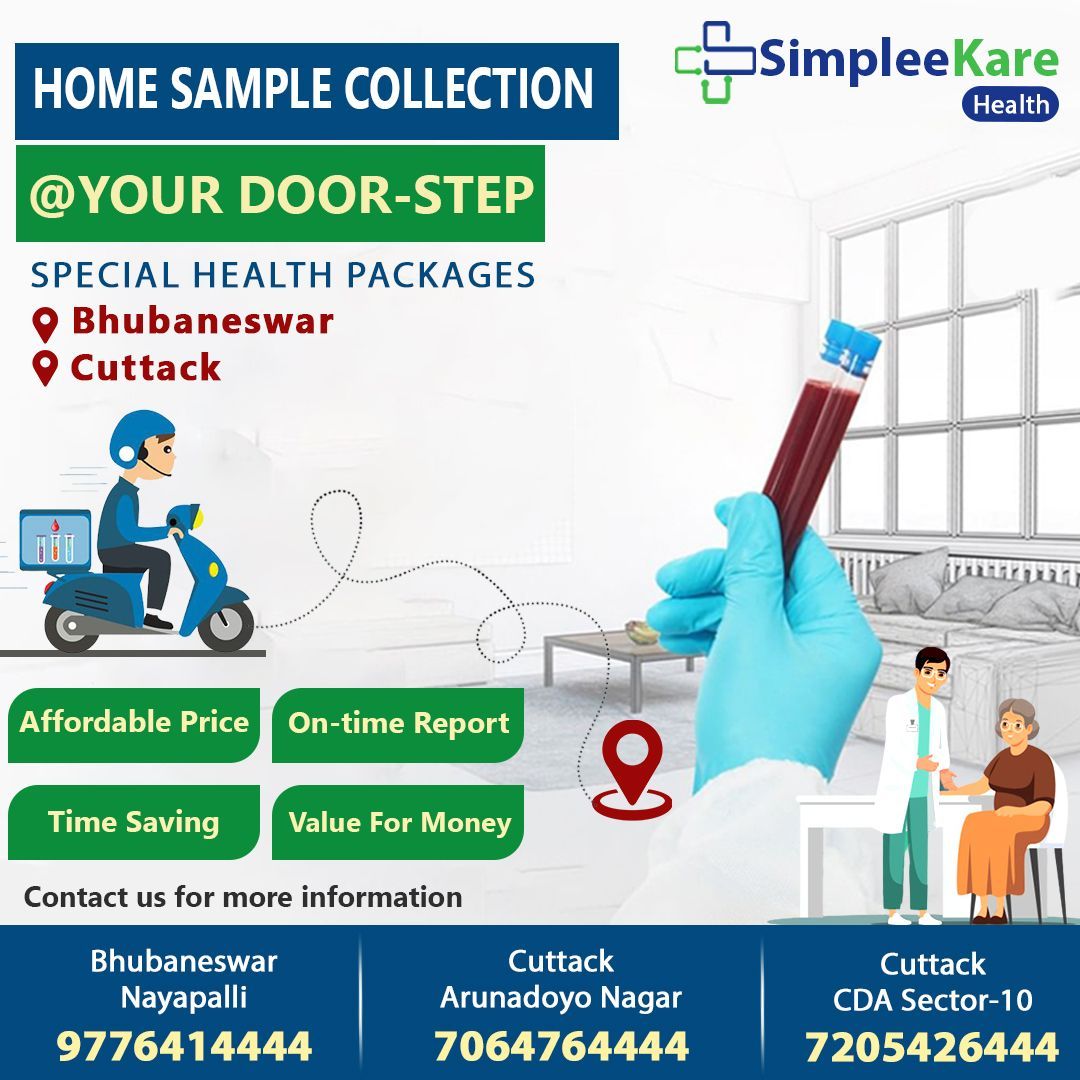 SimpleeKare's tweet photo. Experience the convenience of SimpleeKare Health's Home Blood Sample Collection services.
call: 9776414444 / 6371966229
Stay healthy with SimpleeKare - your one-stop solution for diagnostics and online reports.

#SimpleeKare #Diagnostic #OnlineReports #BloodSampleCollection #Home https://t.co/CVghrpSbeJ
