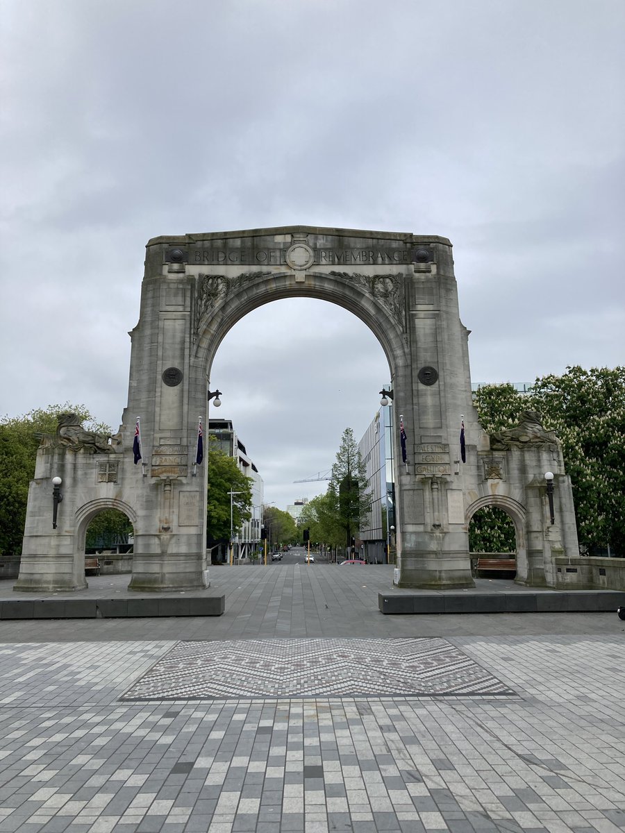 UKDefenceNZ's tweet photo. Fantastic #TrafalgarNight at the Canterbury Club last night.
Really nice walk this morning to visit the #Christchurch War Memorial, the Remembrance Bridge, Capt Scott and Queen Victoria. https://t.co/sI6itCOo5z