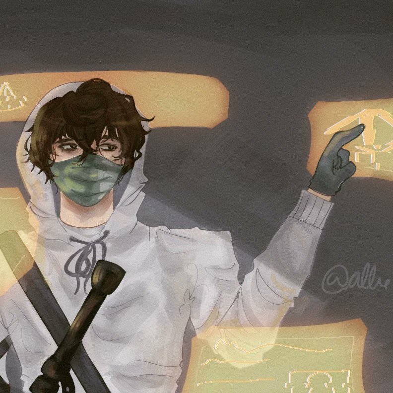 Alexei_watches's tweet photo. Ajanajbjaka another art. 
Watcher and I love this skin so much-
Posted this on Insta before 
#robloxdaybreak https://t.co/7T5hS4mqZ4