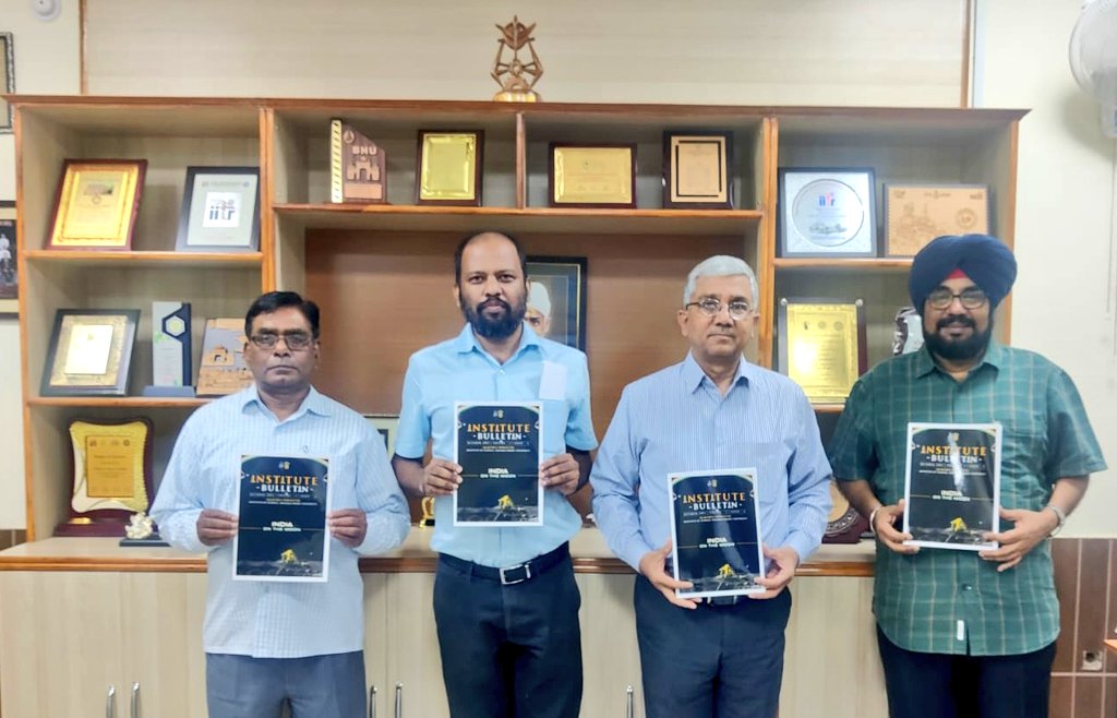 DeanScienceBHU's tweet photo. The 4th issue of Institute Bulletin released which highlights the activities and achievements of Institute of Science during July to September, 2023.
Anyone can assess this through the given link

https://t.co/NmHIC2MZdh https://t.co/IGlO3Jgb5l