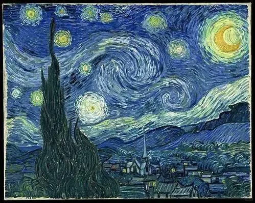 Looking at a work of art is a pleasure