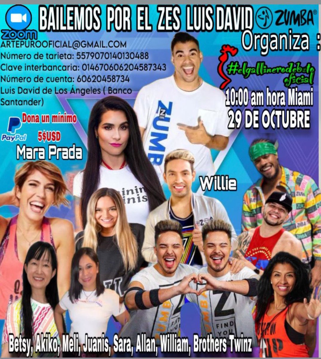 gallinero00's tweet photo. #BailamosPorLuis 
Súmate!!! Te esperamos 🙏🏼💓💓💓 https://t.co/dJMhDYjHve