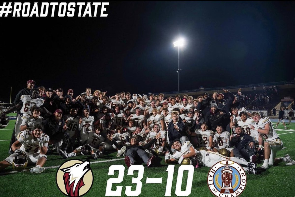 Saint Ignatius Football tweet media