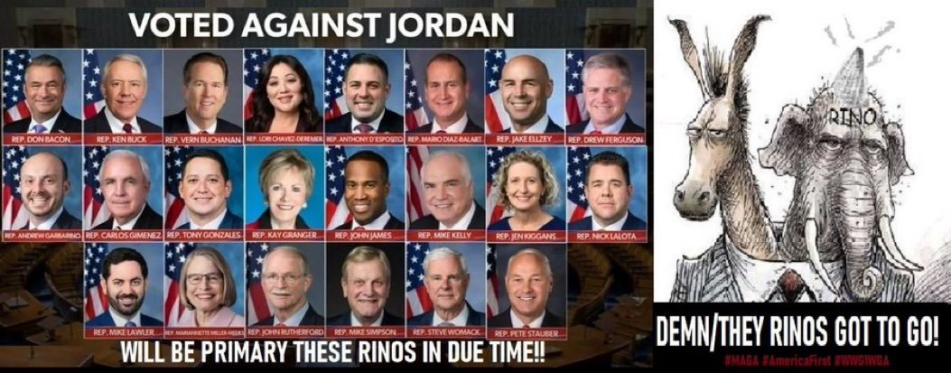@IanJaeger29 WHY THE HELL!! YOU THINK IT MATTERS WHAT YOU THINK? @RepJames YOU PEOPLE LIE TO US? AND ONCE YOU ARE IN... YOU DIDN'T LISTEN TO THE U.S.? WHAT IS WRONG WITH YOU PEOPLE? YOU WORK FOR U.S. 
 'THE PEOPLE'!  'WE' WERE UNITED BEHIND @RepJimJordan FOR SPEAKER!! #MAGA #AmericaFirst
@GOP…