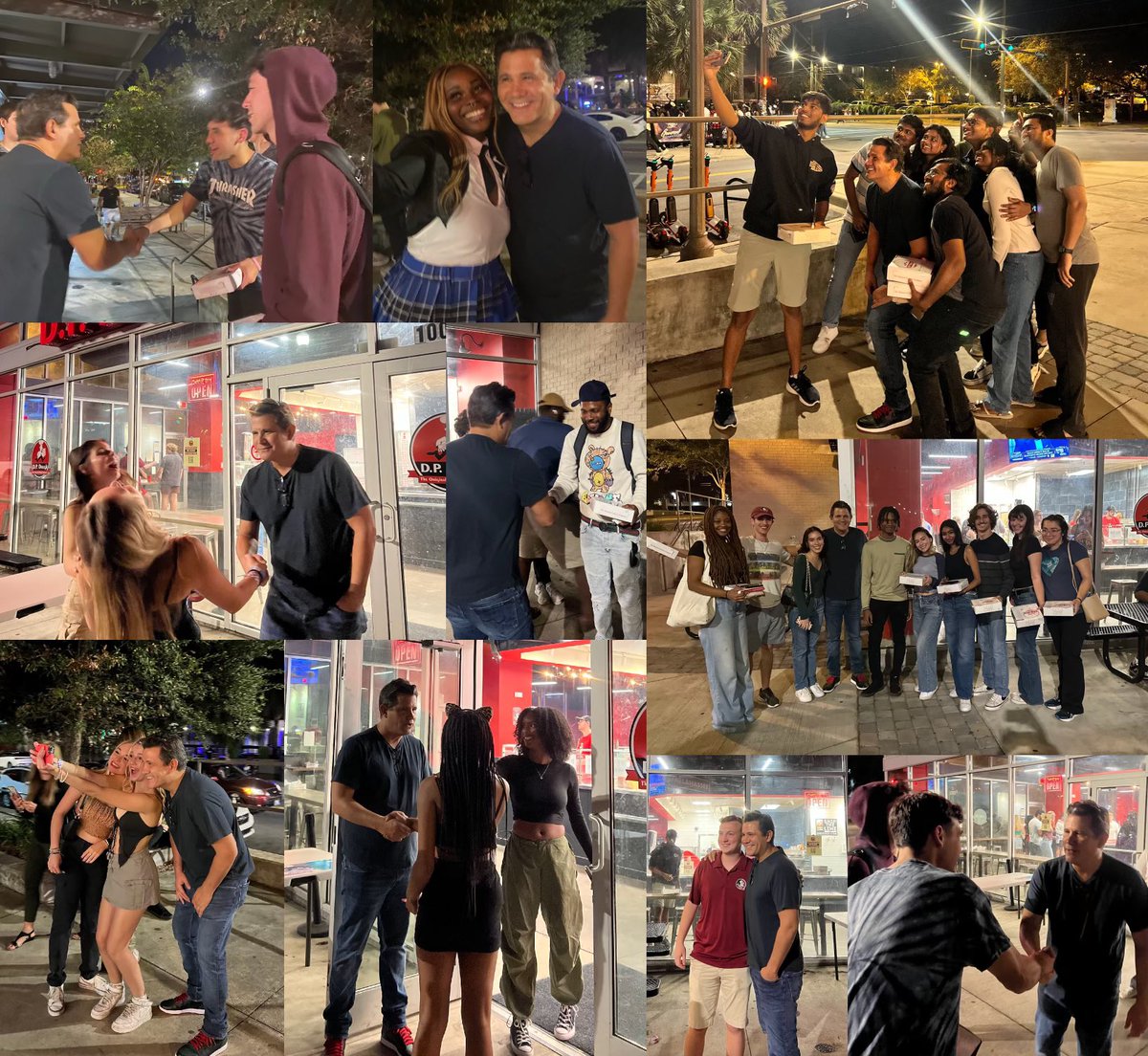 Great night out in Tallahassee on the CampusConversations tour - big thanks to <a href="/DPdoughTLH/">D.P. Dough Tallahassee - Official</a> and all attendees.