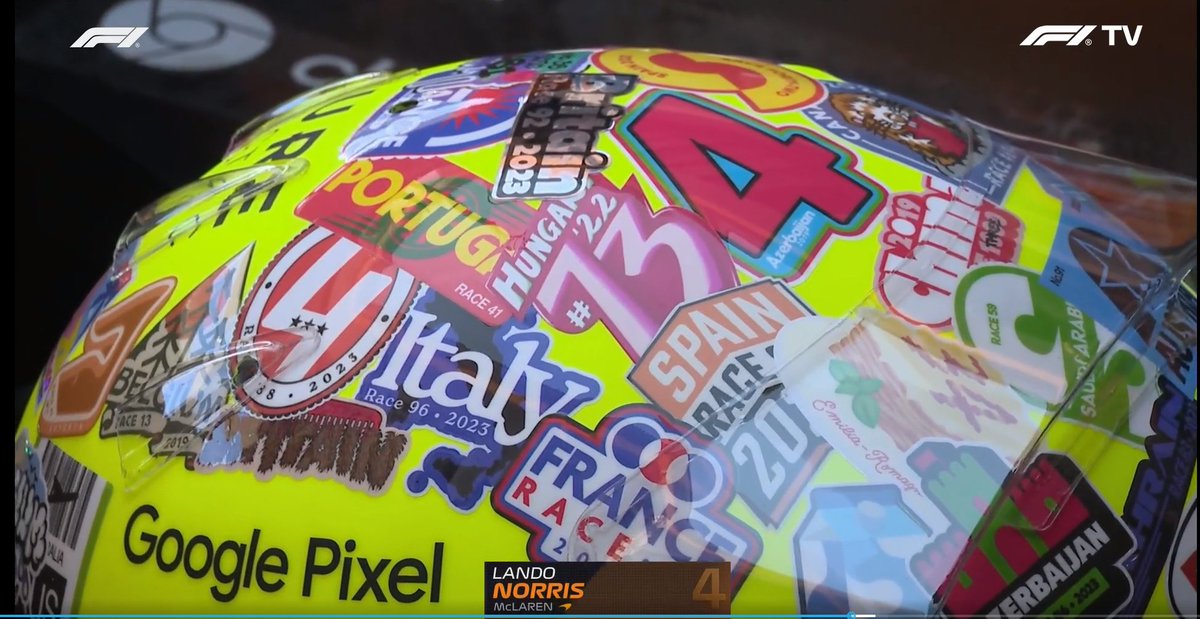 nikosgeorg's tweet photo. @LandoNorris helmet looks amazing
#f1 #Formula1 https://t.co/smS1vbkiF1
