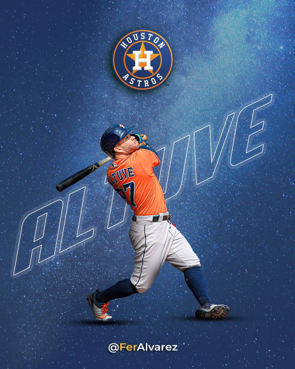 FerAlvarez's tweet photo. José Altuve está en otra Galaxia y claramente incluido en la conversación de los jugadores más importantes y destacados en la historia de los Playoff. Tiene ahora 10 HR para poner al frente a su equipo en juegos de postemporada, superando a Albert Pujols en la historia de MLB.
#Postseason
