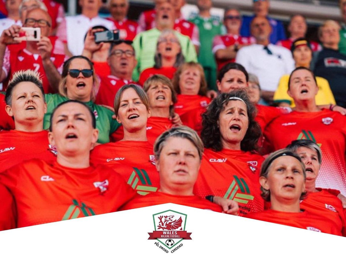 Tomorrow we have all of our National Squads training at Newtown FC!⚽🚶

Excited for a great day of training!😊

#WalesWalkingFootball #training #nationalsquad #trainingday #NewtonwFC #walkingfootball