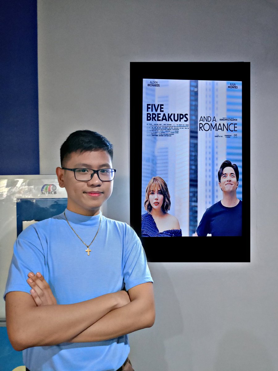 🎬: FIVE BREAKUPS AND A ROMANCE(2023)

Simple, raw, and relatable. This film surely got me.

Not your typical heartbreak story. Every chapter of the film gives you something to relate to and will give you pain more than five times. The feelings lingers—
#FiveBreakupsAndARomance