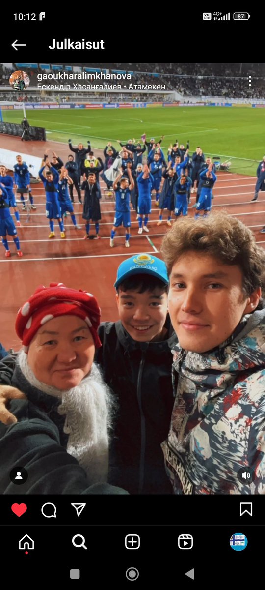 dimash_q's tweet photo. EM football at Helsinki Kazakstan won Finland 2-1!! Our dear kazakh friends had a blast at Stadium 🇫🇮❤️🇰🇿 We are so happy for you ❤️#Dimash#Dears https://t.co/JAhlnUKIf5