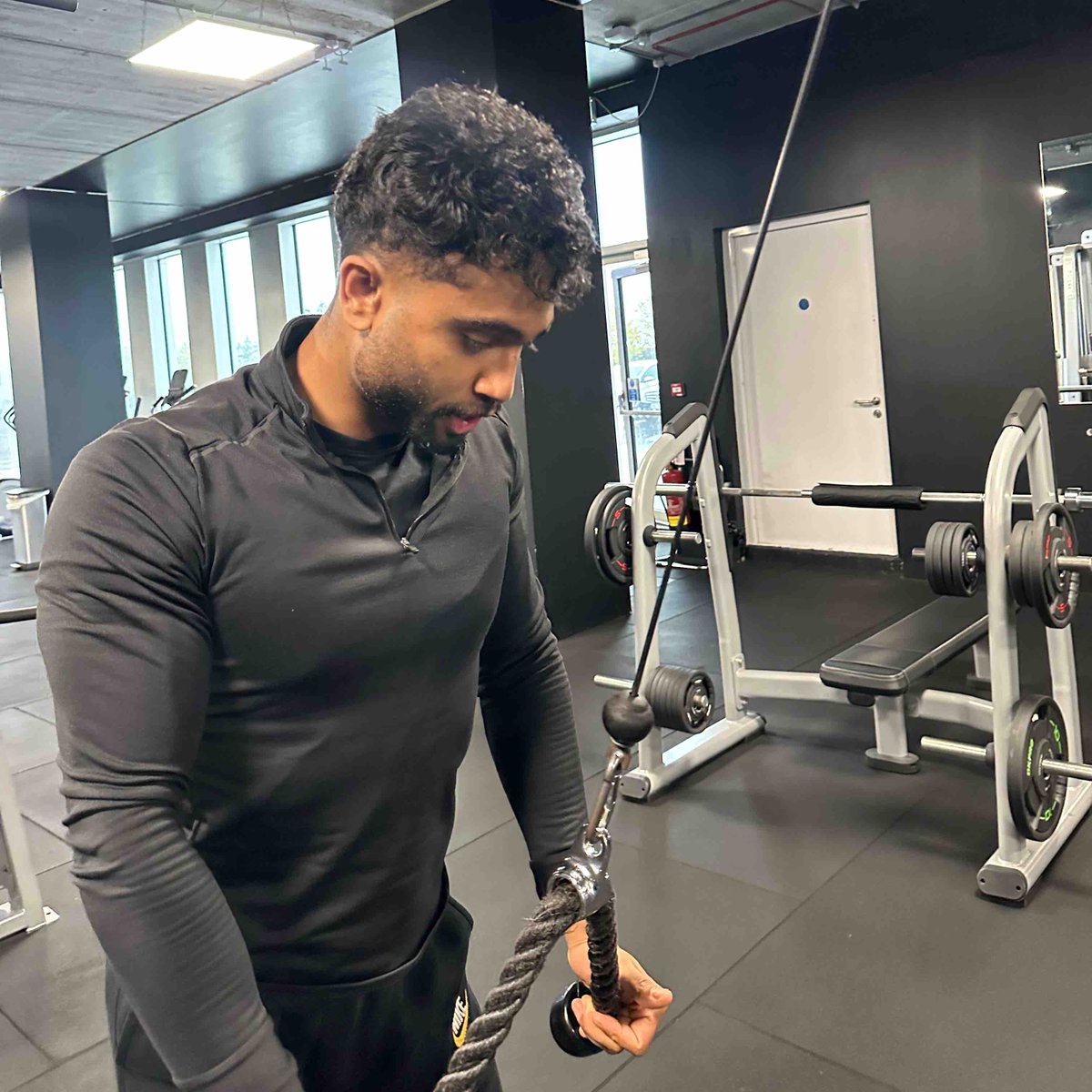 Start your Saturdays off strong with a power-packed gym session! 💪🔥 Embrace the weekend with a killer workout that will leave you feeling energized. #SaturdaySweatSession