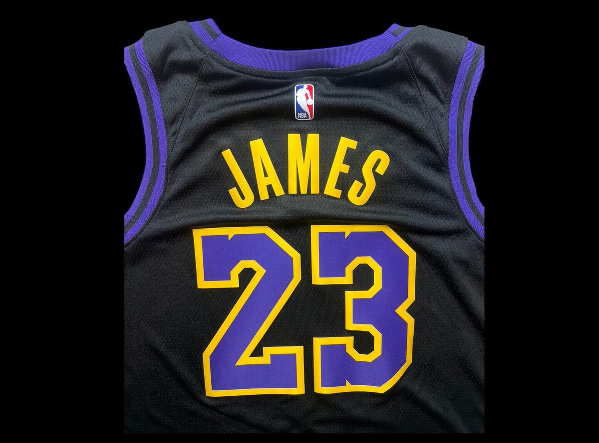 Paul Lukas on X: Comparison of Lakers' white uniforms, showing ad patch and new collar. (Old version was alternate, new one is primary or Association.) / X