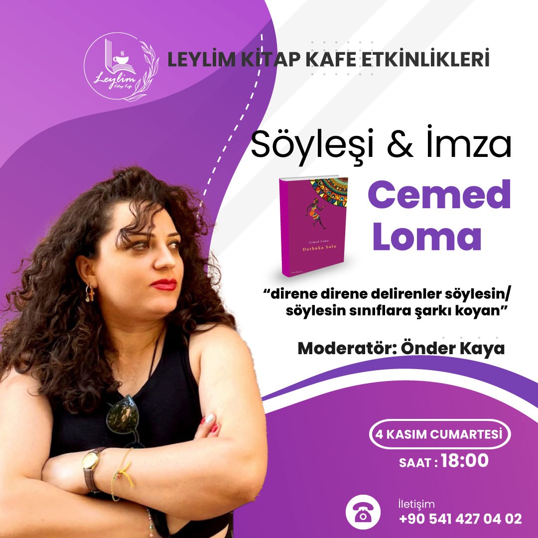 4 Kasım Cumartesi

Cemed Loma 
Darbuka Solo 🌿