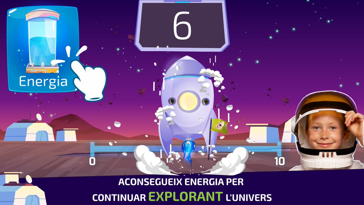 🚀 El videojoc educatiu Space Number de l'empresa <a href="/neurekalab/">NeurekaLAB</a> aterra a la #VDJOC

✅ Pensat per reforçar les matemàtiques, s'adreça a infants d'entre 5 i 8 anys amb dificultats d'aprenentatge. És un joc seriós dissenyat partint de l'evidència científica.

llengua.gencat.cat/ca/detalls/art…