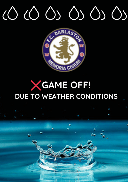 FCDarlaston's tweet photo. Match Between FC Darlaston and Alcester Town Postponed Due to Weather Conditions #Pitchero
https://t.co/G0QcMXPu0l https://t.co/rBpY9wkVO8