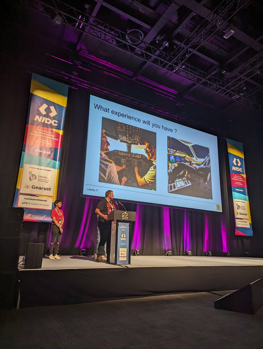 oliviaxmallonx's tweet image. Kicking off with the first talk of @NIDevConf in room 1A with @Liberty_IT ! 

Title: &quot;When Copilot takes over&quot;

Excited to hear about how they have used OpenAI for codebases with its pros and cons. Is it worth it? 

Come find out more!!! #NIDC2023