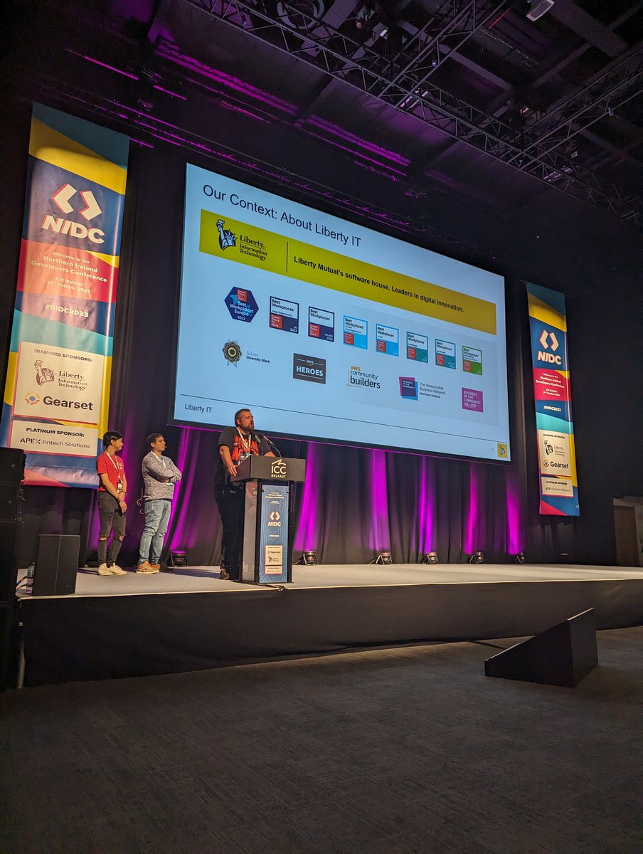 oliviaxmallonx's tweet image. Kicking off with the first talk of @NIDevConf in room 1A with @Liberty_IT ! 

Title: &quot;When Copilot takes over&quot;

Excited to hear about how they have used OpenAI for codebases with its pros and cons. Is it worth it? 

Come find out more!!! #NIDC2023