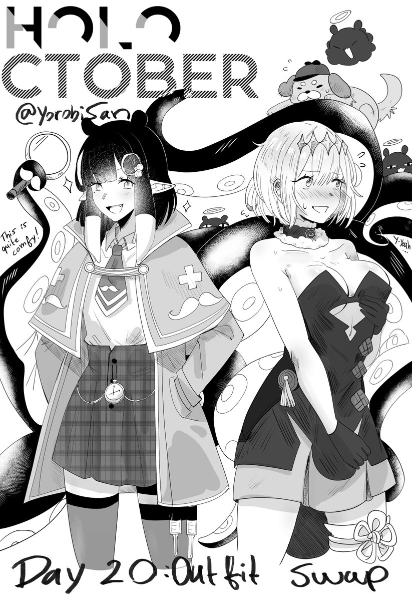 圖 Holoctober Day 20 Outfit Swap