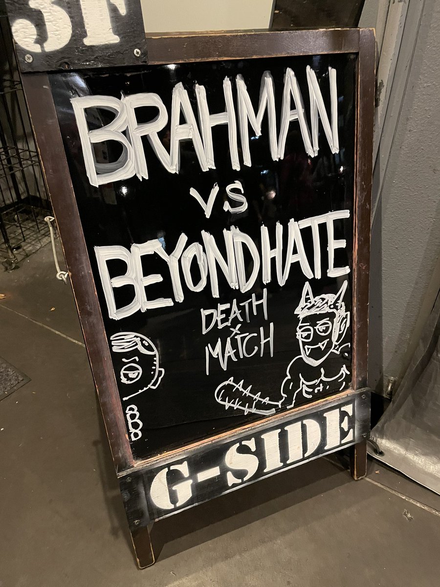 moon0502's tweet image. 戦地へ入場しました！
#BRAHMAN
#BEYONDHATE
#GSIDE