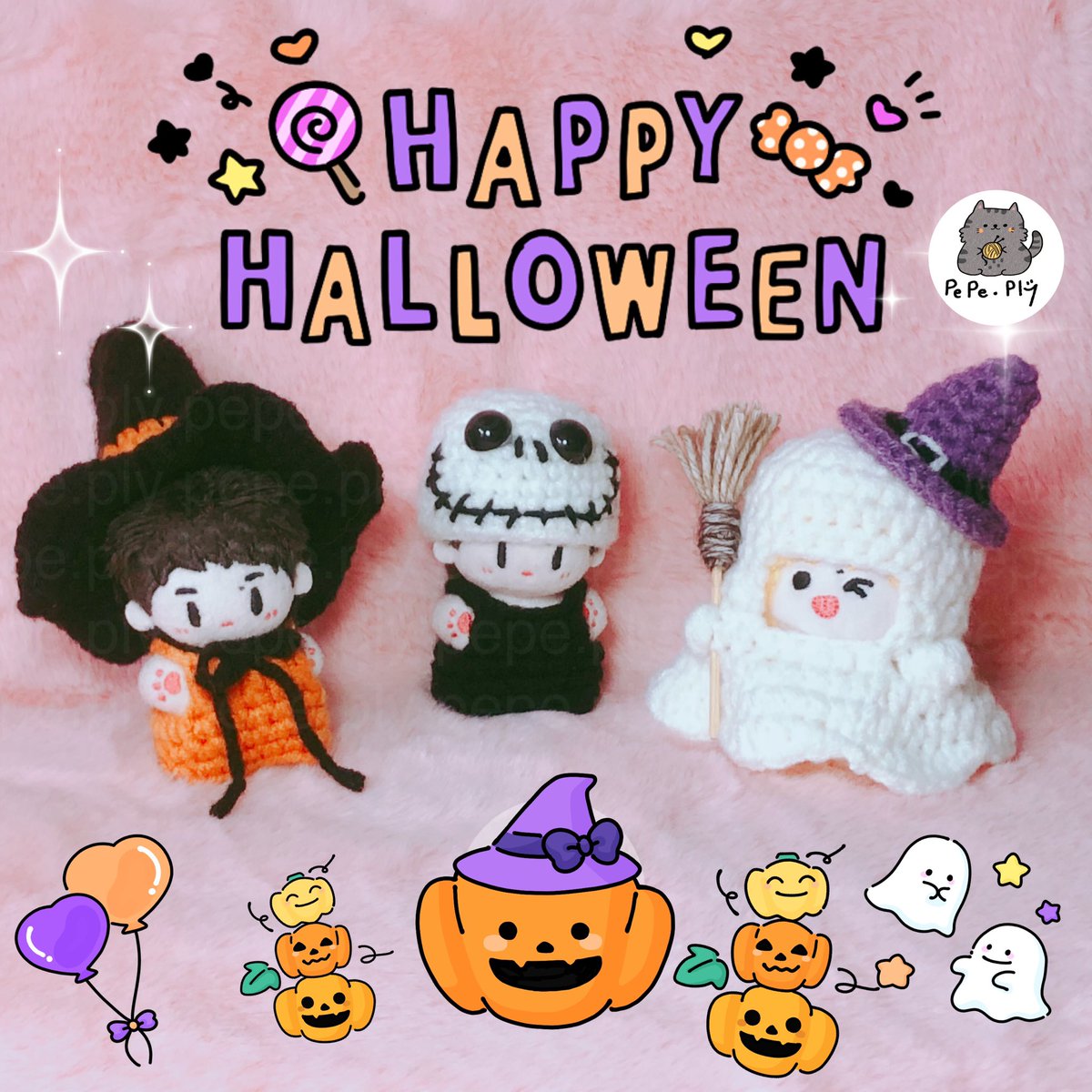 Panexy's tweet photo. ꒰ 🎃❛ NEW!! halloween ❜👻 ꒱ 

#ตุ๊กตา5cm #ชุดตุ๊กตาถัก

พิกัด🩵👉🏻 https://t.co/dK5WhVfoVq https://t.co/yGmWNnYa7C