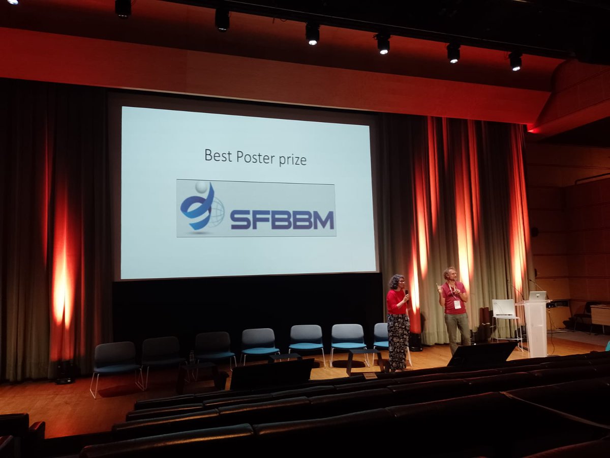 MRI_Montpellier's tweet photo. Congratulations to @bardou_marion, #PhDStudent from cbs, who won the best poster of #futureimaging2023 on the multi-scale characterisation of chromatin organisation in the fly brain. Award sponsored by our partner  @_SFBBM. Bravo ! https://t.co/8WnOCOR6lu