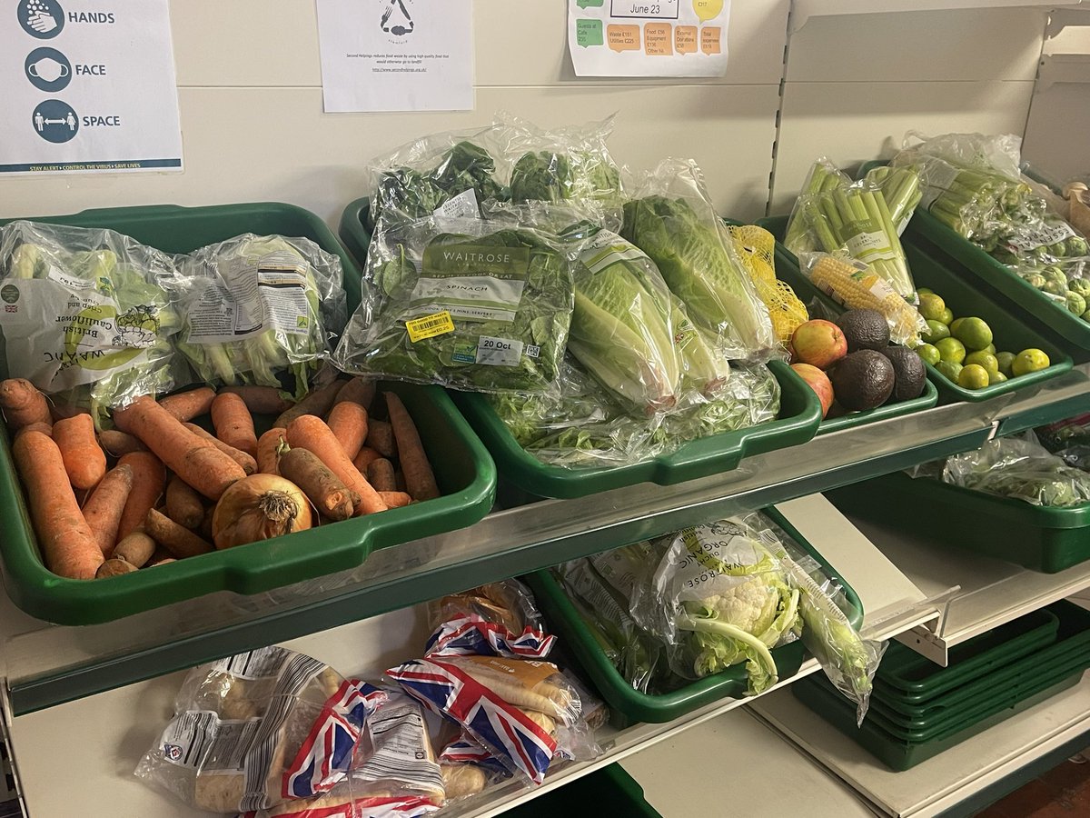 We have lots of food available in the Pantry this morning until midday. Come and get it on a pay as you feel basis. We are underneath Barn Hill Methodist church.