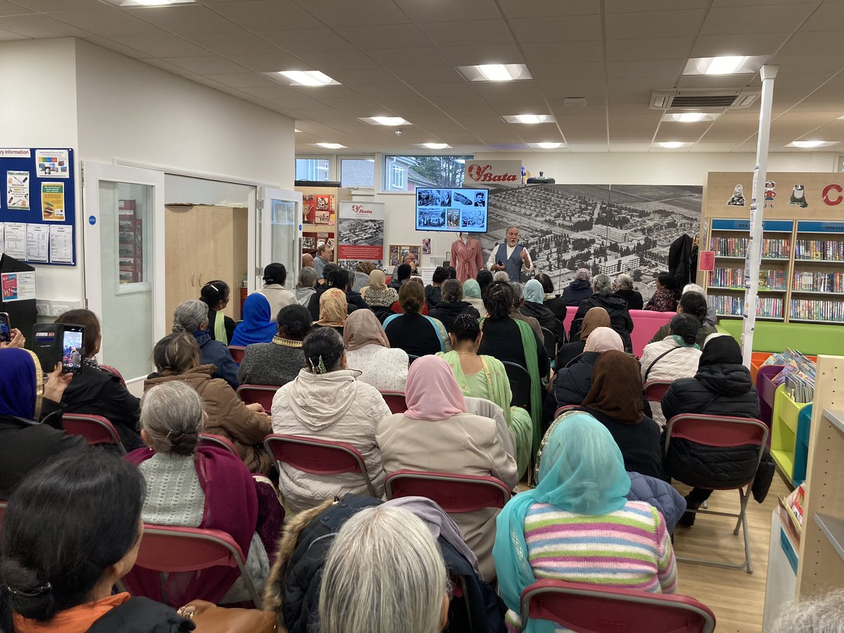 Yesterday we were pleased to welcome members of the Sikh community from Gravesend and Grays. They were taken on a guided walking tour on the Bata estate followed by a talk and presentation in the Library.  So many Sikhs worked at the Bata factory over the years.