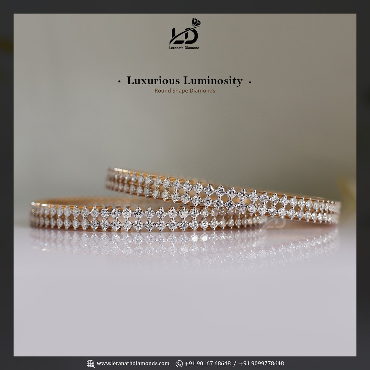 LeranathD's tweet image. Our bangles are a timeless classic, a must-have in any jewelry collection, representing enduring beauty and lasting style.

Contact us📞☎️
wa.me/919016768648
wa.me/919099778648

Know more about us at🌐
leranathdiamonds.com

#diamondbangles #labcreateddiamond