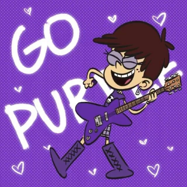 Luna is rocking for her right!🏳️‍🌈💜#theloudhouse #SpiritDay