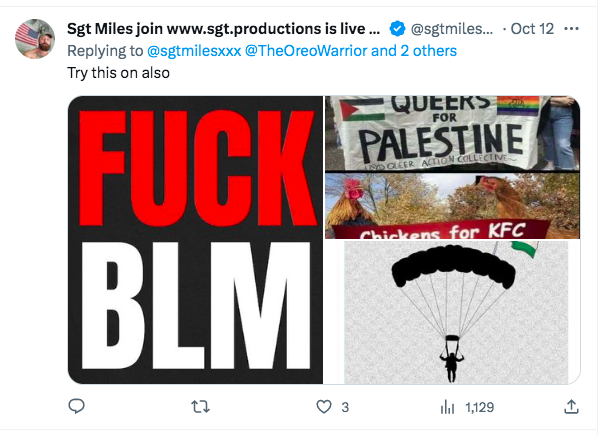 N0rth0ftheW4ll's tweet photo. The newest #Jan6th insurrectionist, 40 yr old Steven Miles from Florida, to plead guilty is a Florida Proud Boy and porn star. He seems nice ... #CapitolHunters #SeditionHunters
https://t.co/RqPStzsVxZ https://t.co/iAZ8CYs7cG