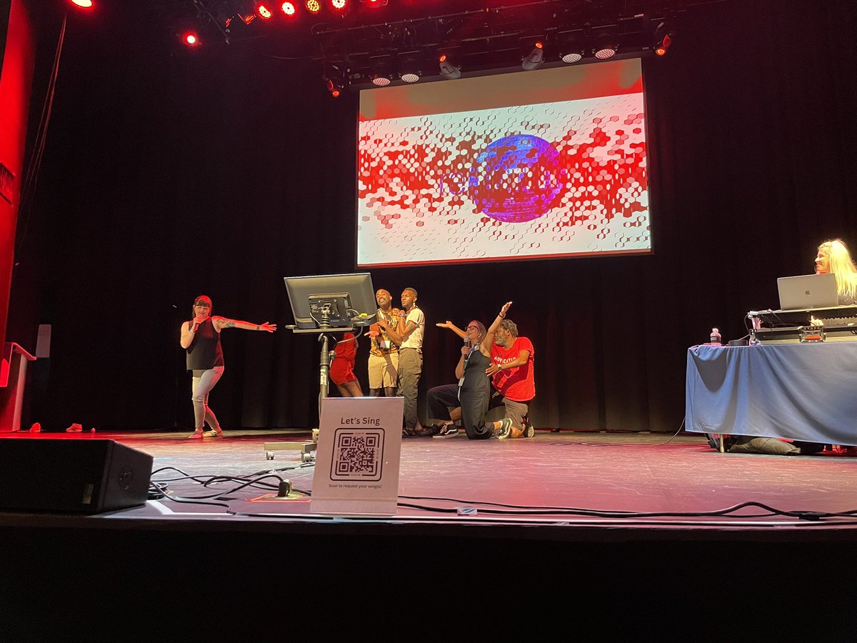 Harm reduction mutual aid compassion and karaoke artistic genius all at #Reform2023