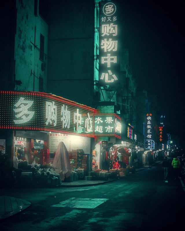 deathbyhibachi's tweet photo. Ghost in the Asian Market

#Art by Diane Forney https://t.co/krba8r26ot