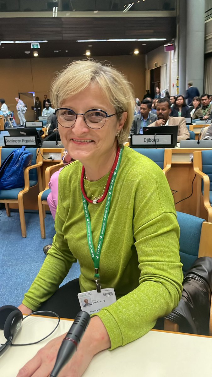 UNBiodiversity's tweet photo. Introducing the new SBSTTA &amp; SBI Chairs🎉

Senka Barudanovic (Bosnia and Herzegovina), Central and Eastern Europe, as SBSTTA Chair, &amp; Mr. Chirra Achalender Reddy (India), the Asia-Pacific region elected as Subsidiary Body for Implementation (SBI) Chair. 

Congratulations! 🌱 https://t.co/BCwhQ074gM