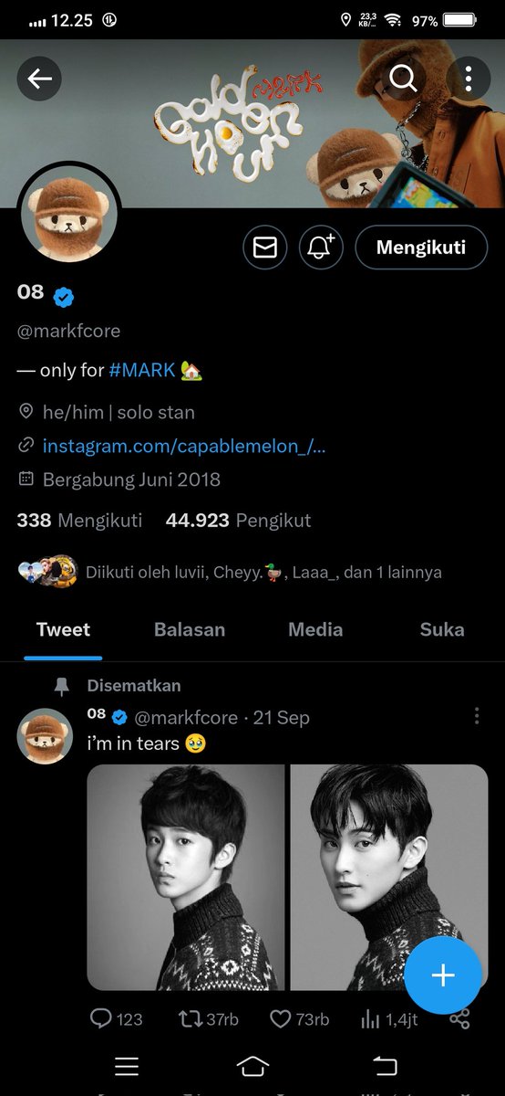 rasbiee's tweet photo. @markfcore done kak^^ wish me luck https://t.co/FfulqXs757