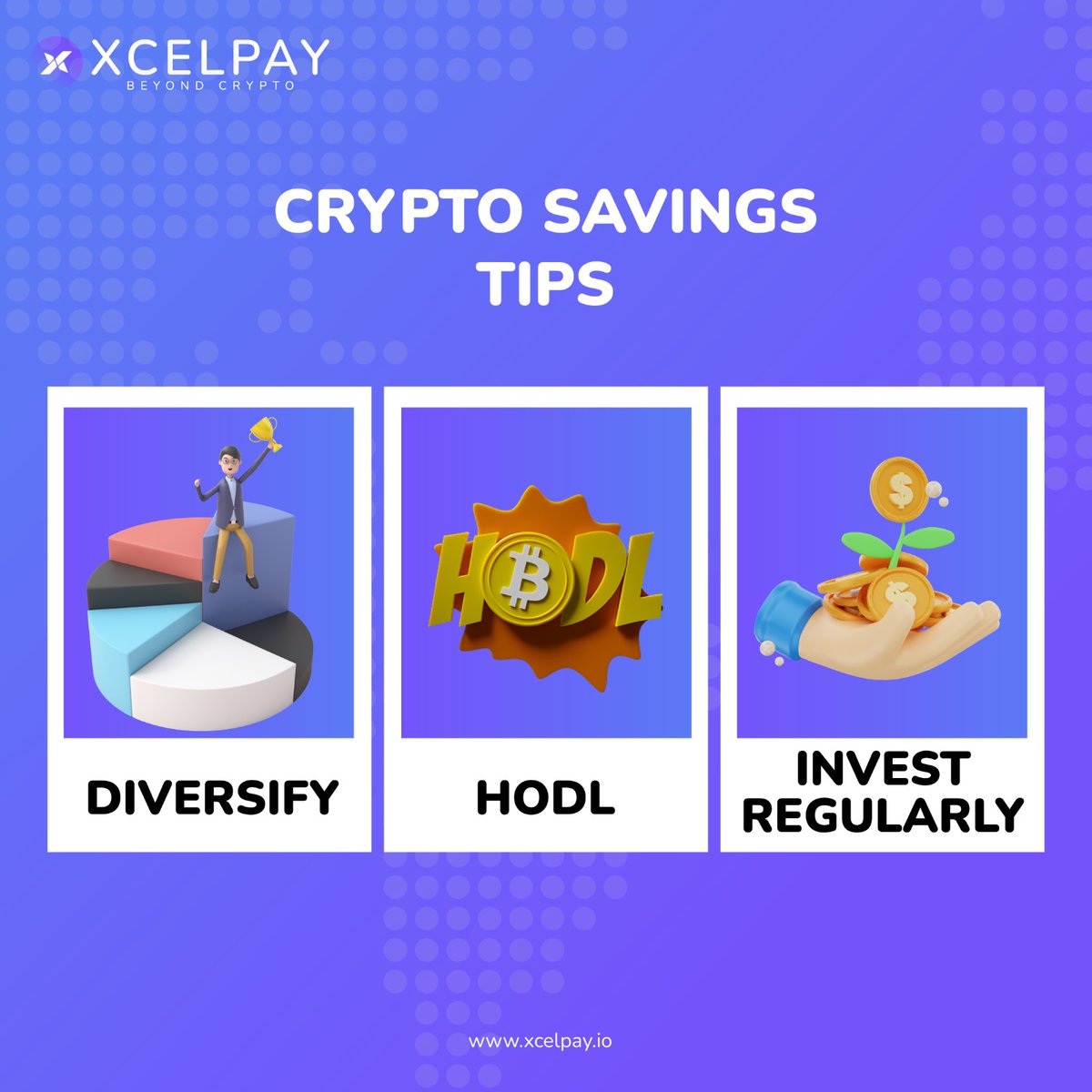 XcelPayWallet's tweet photo. Follow these tips to build a strong crypto savings portfolio and achieve financial empowerment.

💰 Diversify your portfolio
💪 HODL: Hold on for dear life
💚 Invest regularly

Have more savings tips to share? Drop your wisdom in the comments below!💡 👇

#HODL #investment #DeFi https://t.co/fzOtTFOSln