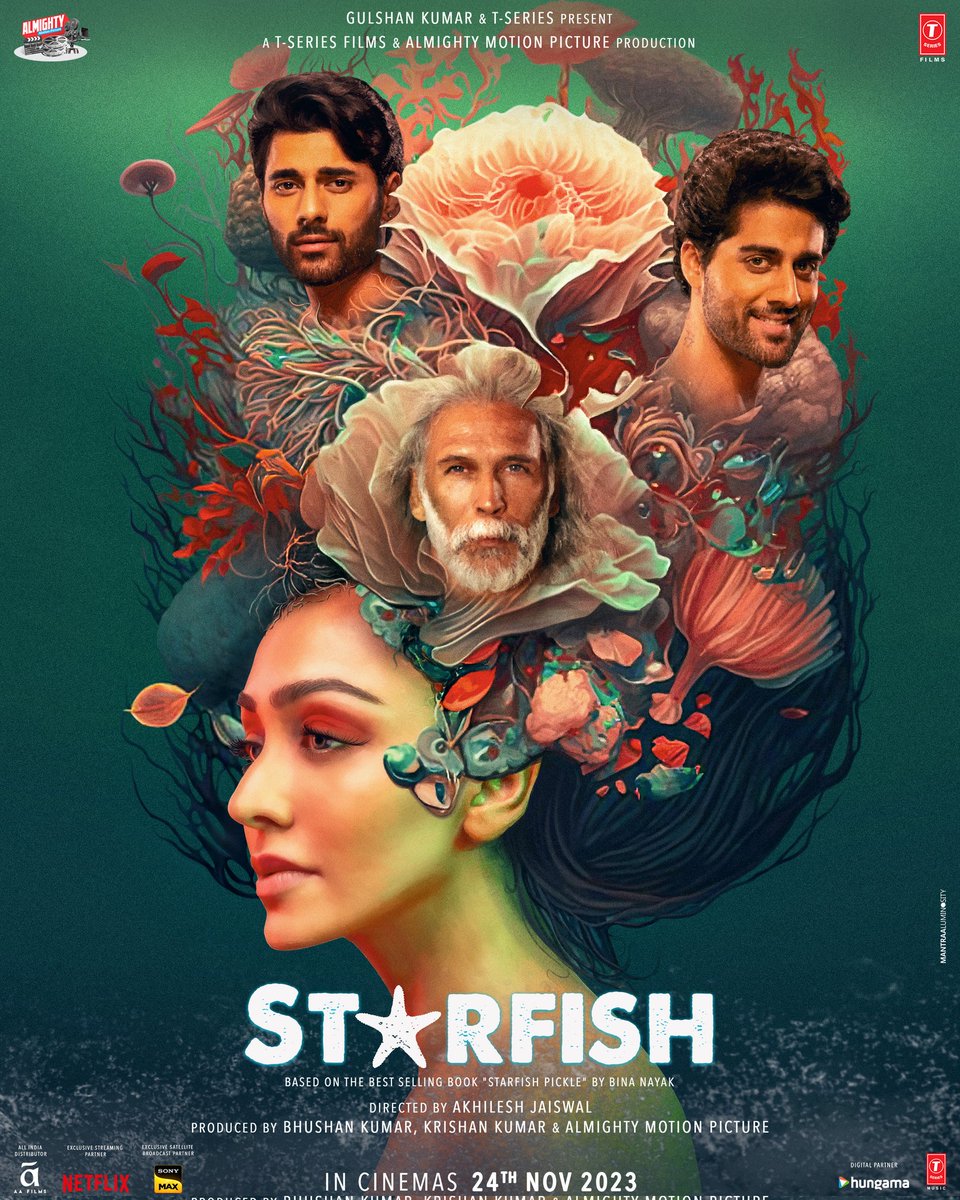 In the depths of her mind, lies a sea of secrets.⭐️🐟 #Starfish in cinemas 24th November. @milindrunning @KhushaliKumar @itsEhanBhat @tusharrkhanna #BhushanKumar #KrishanKumar @akhil2jaiswal #BinaNayak @AlmightyMotion #ShivChanana @neerajkalyan_24 @daksshajitsingh @PawanShankar