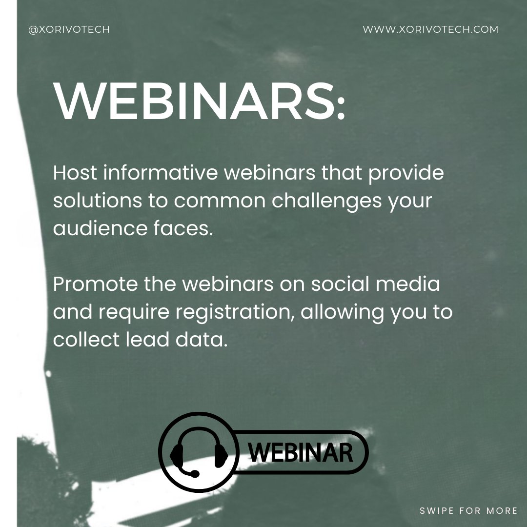 xorivotech's tweet photo. 🚀 Ready to master lead generation on social media? 

Dive into Targeted Ad Campaigns, the precision tool of the trade. 

Create Lead Magnets that address pain points and exchange them for contact info, a lead goldmine. 

Elevate interaction with Interactive Posts, sparking engagement and gathering priceless data. 

Share your tips below!

#LeadGeneration #SocialMedia #DigitalMarketing #InteractiveContent #RealEstate #AustraliaBusiness #TwitterAds #EngagementBoost #AudienceInsights #SocialMediaManagement