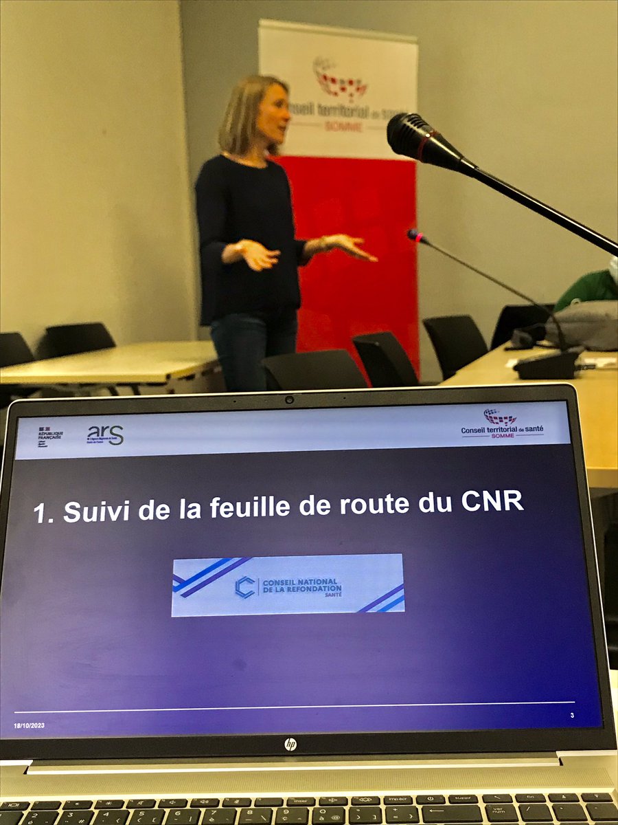 AVBoitel_ARSHdf's tweet photo. Les membres du conseil territorial de santé de la Somme suivent les actions proposées lors du #CNR santé : Numeric’Aid, Ambassadeurs jeunes en santé mentale, plan de l’assurance maladie zéro patient en ALD sans médecin traitant. https://t.co/7o7Mddmljm