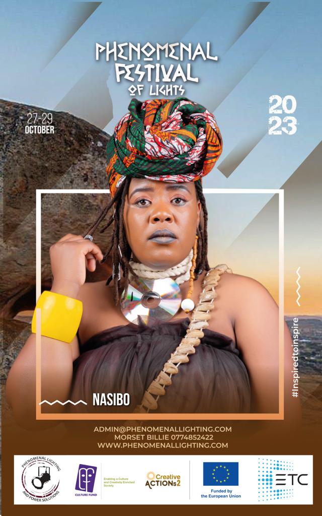 Phenomenal Festival of Lights this year featuring  Nancy Nasibo Mutize from 27- 29 October 2023. Nasibo is an amazing artist who does vocalist, dances, plays mbira , percussionist and also a song writer.
#InspiredToInspire
<a href="/culturefundzim/">Culture Fund</a> #creativeACTIONS2 #ETC