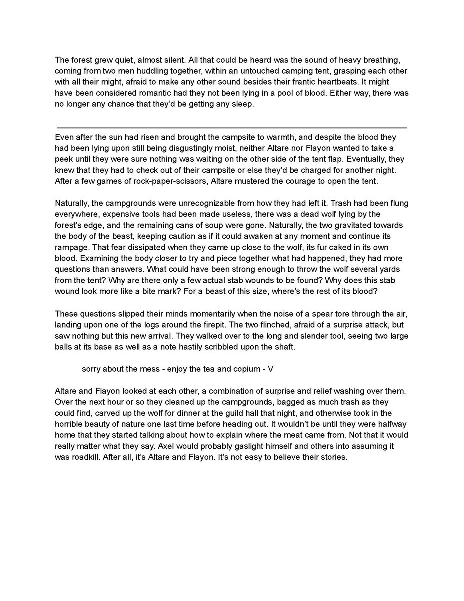 I had an idea, I started typing, and then I lapsed into my days of writing out-of-character fanfiction. #koipypasta