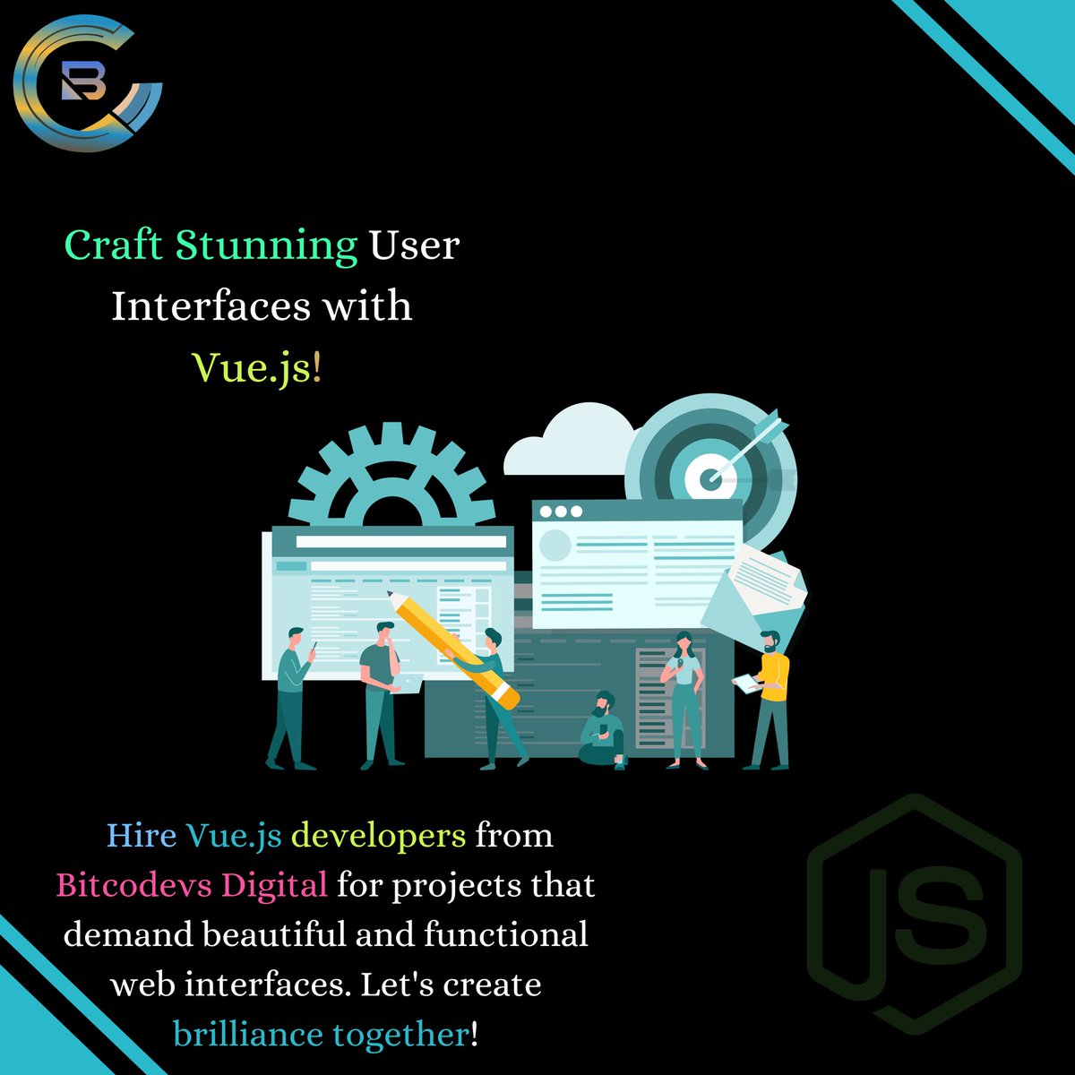 bitcodevs's tweet image. Stunning user interfaces are within reach! Hire Vue.js developers from Bitcodevs Digital and let's craft brilliance together! 🌈 #VueJS #HireDevelopers #BitcodevsDigital