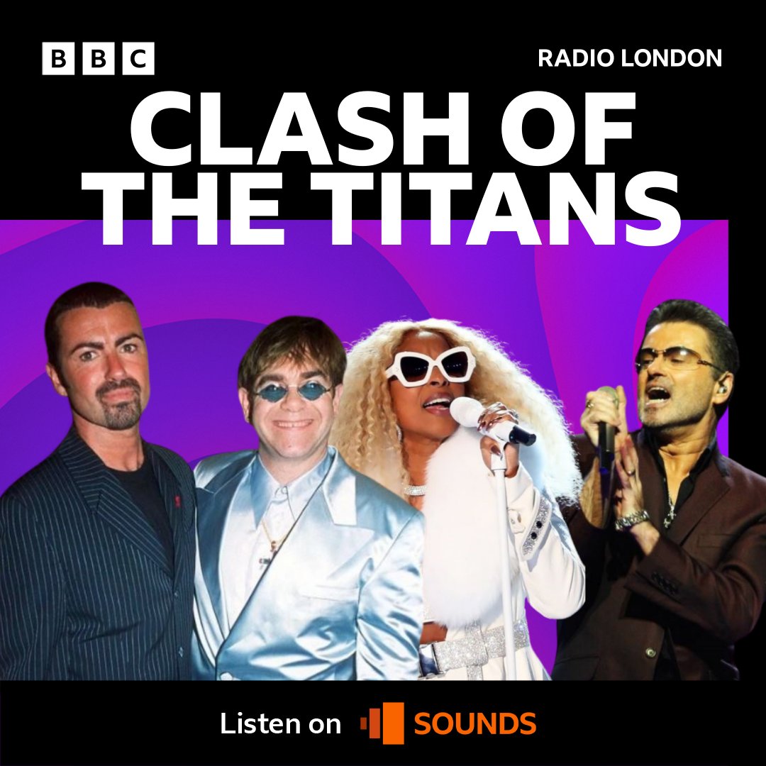 BBCRadioLondon's tweet image. It’s time for our latest #ClashoftheTitans 90’s Duos &amp;amp; Duets Quarter-Final !

This week it's a #GeorgeMichael smash up with ‘As’ and ‘Don’t Let The Sun Go Down on Me’, up against each other.

So get ready to have your say from 8am and help decide your favourite.
@CarrieGrant1…