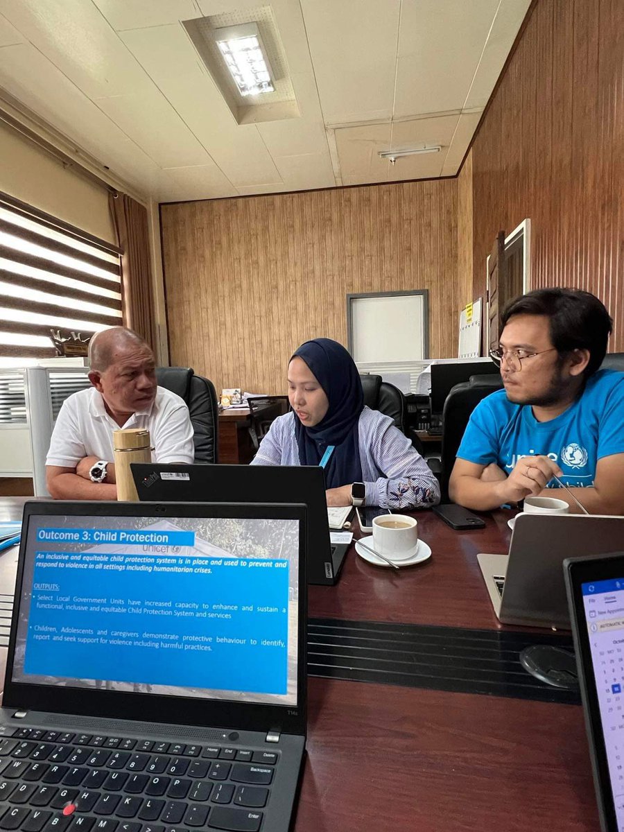 RohDatumanong's tweet photo. Very productive meetings with Maguindanao provinces and Cotabato City Council for the Protection of Children to discuss new partnership on strengthening  essential services for children and adolescents in BARMM. https://t.co/kHIfMFOiIe