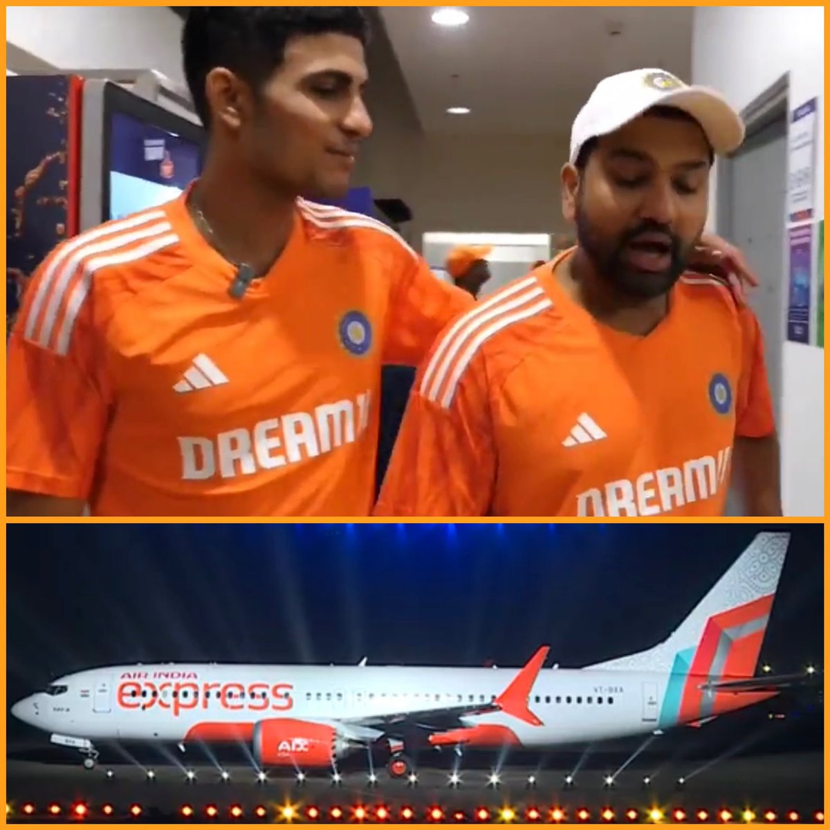 cfmagindia's tweet photo. We get the winning energy BUT No way #MaxVerstappen has this much of an influence man! This is next level!  😋😋

#AirIndiaExpress #MenInOrange #OrangeArmy #OranjeArmy #WorldCup2023 #CricketWorldCup #F1 #USGP https://t.co/lqVjBiUVt7