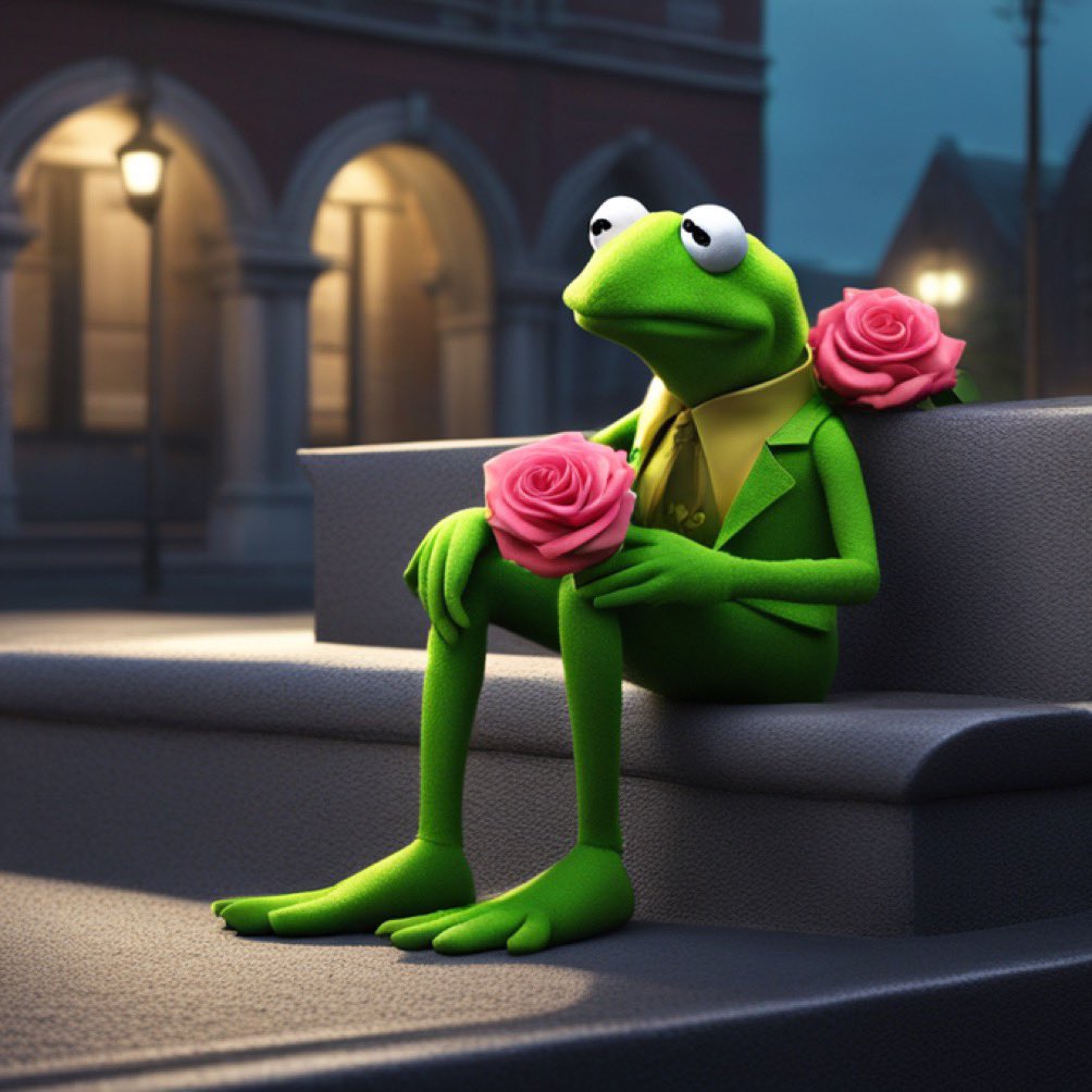 I gave him my heart but he didn't wanna kermit