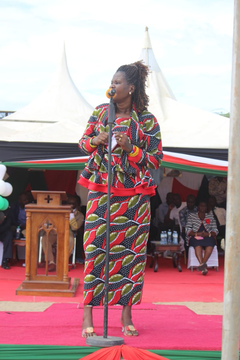 The Speaker Rt.Hon. Christopher Doye Nakuleu led a host of MCAs in celebrating the Mashujaa Day at Kalokol whose theme is "Universal Health Care".