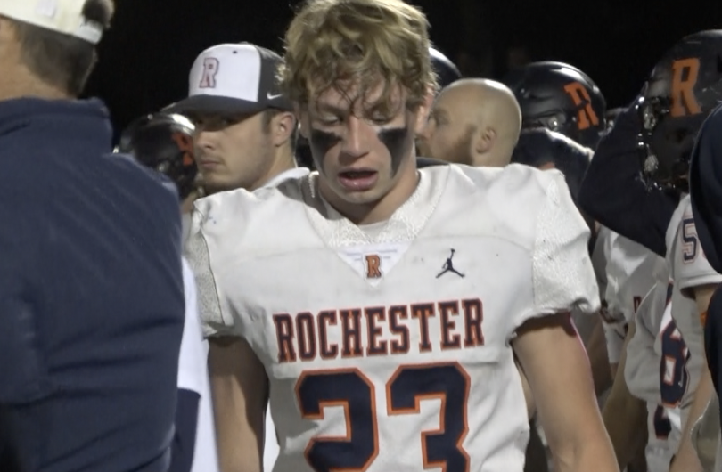 Channel1450com's tweet photo. For the first time on the turf, Rochester goes to Sacred Heart Griffin and gets a win

The Rockets finish the regular season 9-0 as Nolan Mrozowski rushes for two touchdowns and Bryan Zulauf finds Henry Buecker for two touchdowns

Full game highlights:
https://t.co/JVfiGXOtqP https://t.co/UfkVoVTgHt