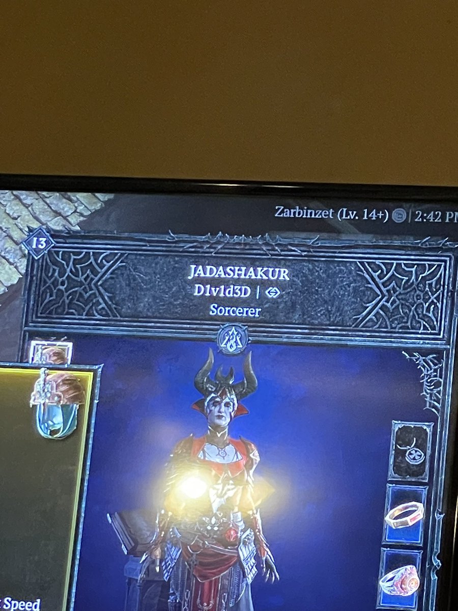 Saw the most out of pocket character name on #Diablo4 today