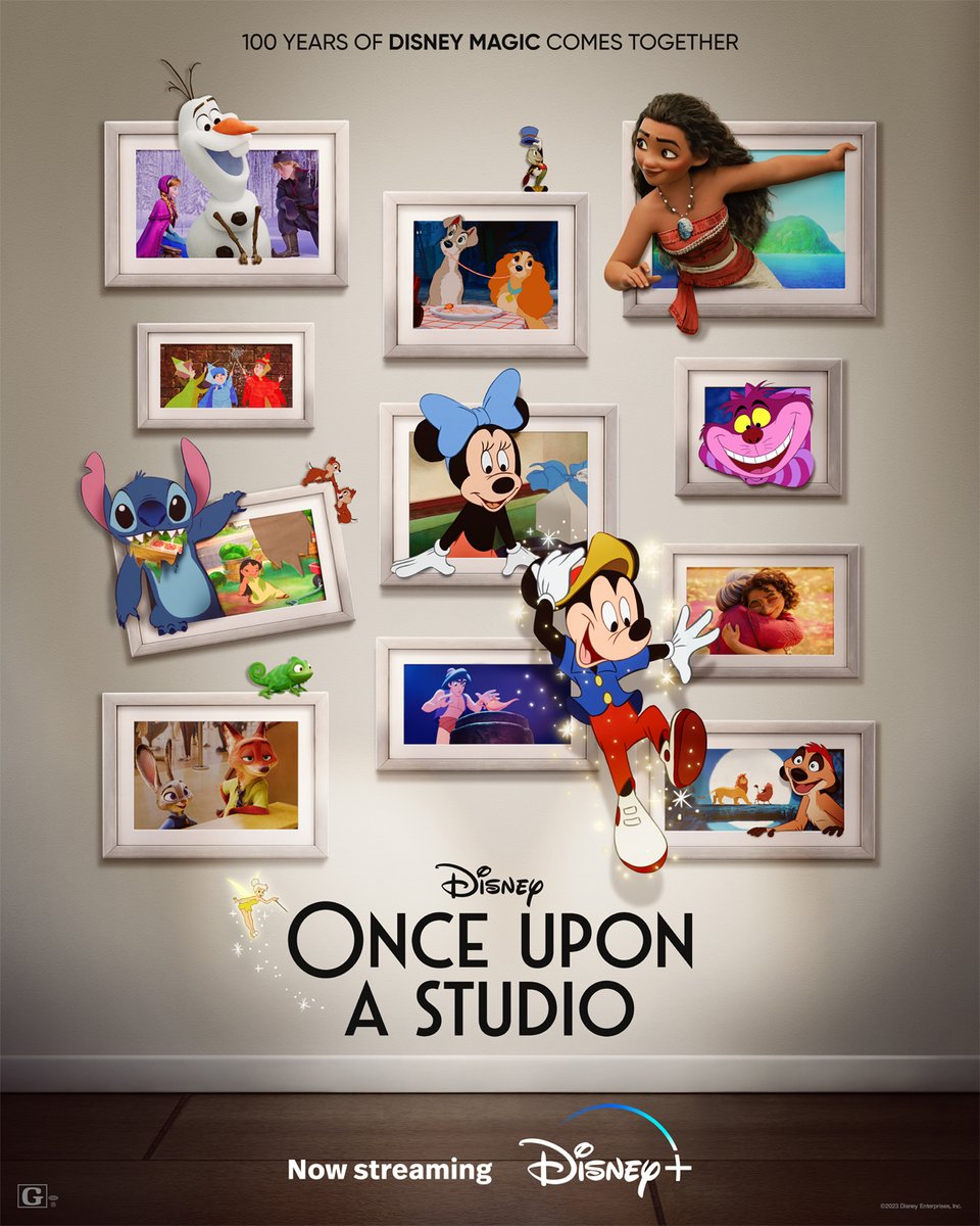 Celebrate 10 decades of storytelling, artistry and technological achievements with “Once Upon a Studio,” Disney’s all-new short film, now streaming on @DisneyPlus!