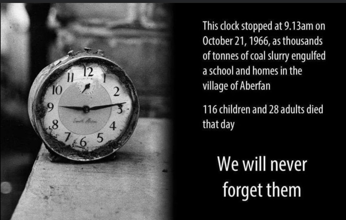 We will never forget. #Aberfan